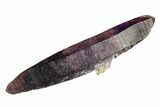Double-Terminated, Hematite Included Amethyst Crystal - Namibia #132165-1